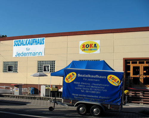 Das Soka Sozialkaufhaus in Fürth